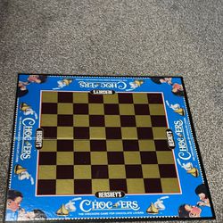 Hershey’s Kisses Vintage Checkers Board Game Classic Used Pre Owned 