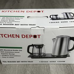 Kitchen Depot 3PC Electrical Kettle Set 