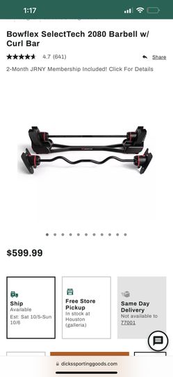 Bar Bell With Curb Bar