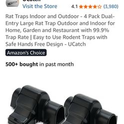 Rat Traps 4 Pack 