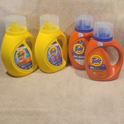 TIDE & TIDE SIMPLY LIQUID LAUNDRY DETERGENT * 30 - 34 oz BOTTLE SOAP CLOTHES PLUS ULTRA OXI BOOST