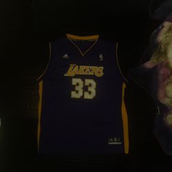 Lakers Jersey Number 33 Black 