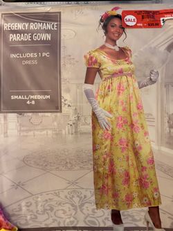 Regency Romance Parade Gown Costume S/M