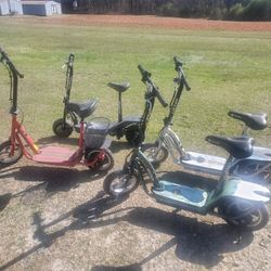 4 Electric Scooters - Great Project for Dads or Grandpas 
