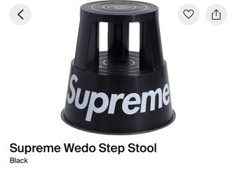 Supreme Wedo Step Stool Black Brand New Unopened