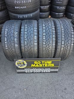 265 60 18 CONTINENTAL $260+TAX CASH PRICE