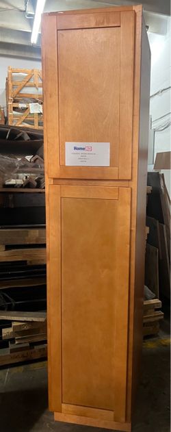 Tall Wood Pantry Cabinet Two Doors