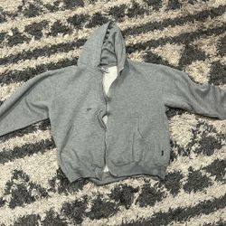 Pro Club Grey Hoodie, Size L