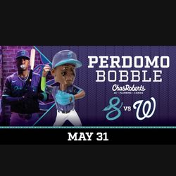 Perdomo Bobblehead Game - (4) Tickets Diamondbacks Nationals 5/31
