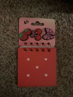 Notepad With Charms $5