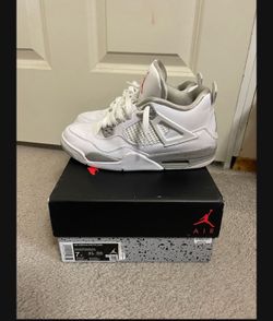 VNDS JORDAN 4 WHITE OREO SIZE 7Y