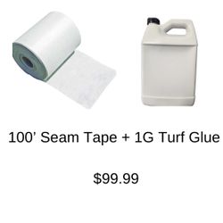 100’ Seam Tape And 1 Gallon Turf Glue Only $99.99