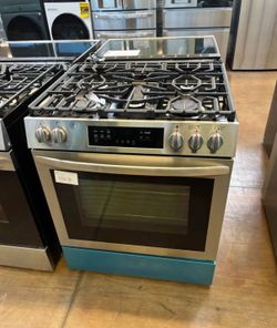 Frigidaire gas stove 30 inch wide stainless steel