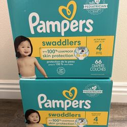 $20 Each. Box Size 4.         66 Diapers
