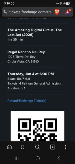 Digital circus tickets