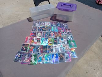 Sport card lots with storage