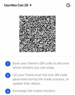 Trading Panini sticker