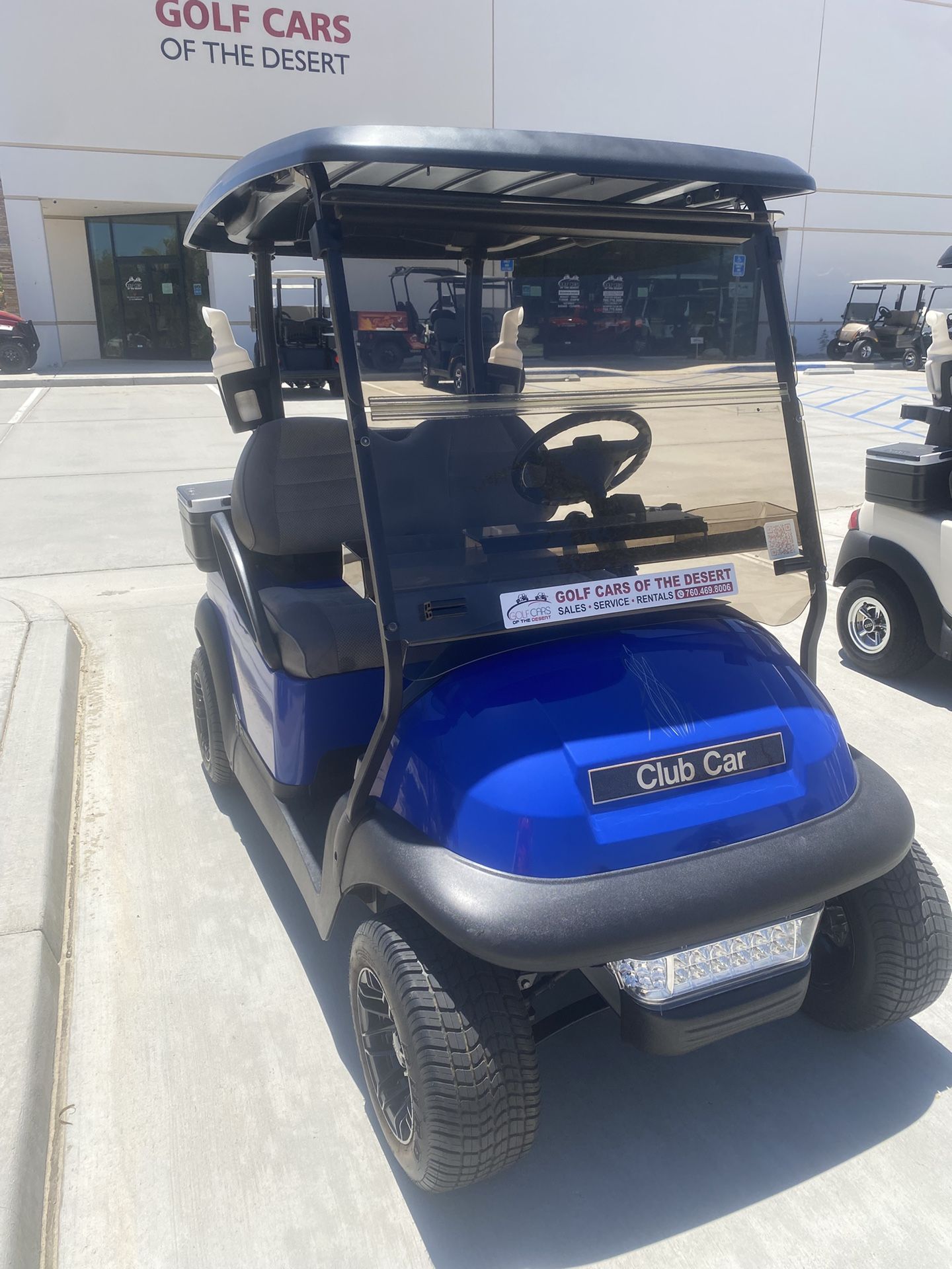 Blue Club Car - 2 Seater