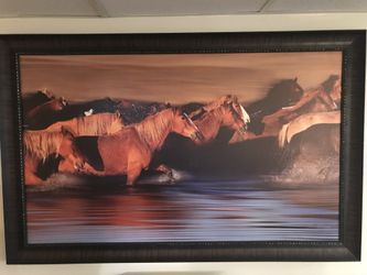 Wild horses picture 55”x35”