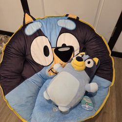 Bluey Chair & Squishmallow