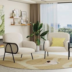 Velvet Accent Chairs for Living Room Bedroom,Upholstered Modern Accent Chairs Armchairs Leisure Single Sofa Chair 23" Wide Reading Lounge Chair Comfy 