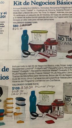 Kit de negocio Tupperware