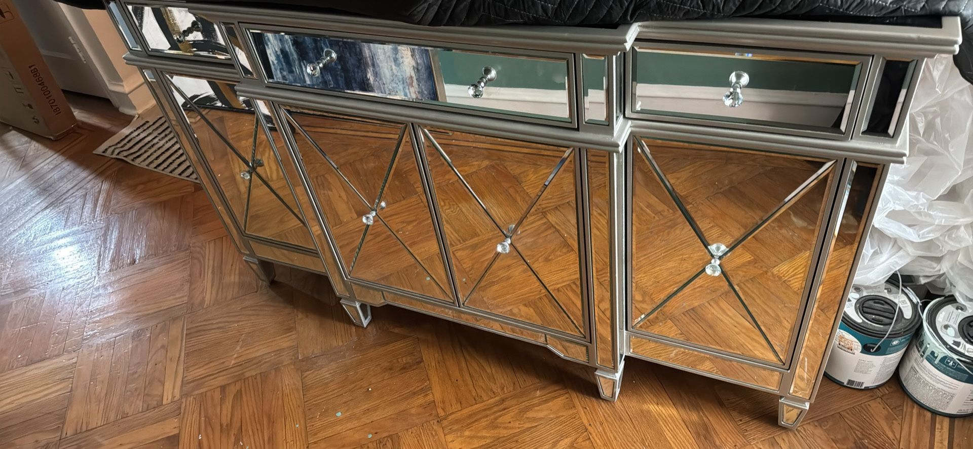 Mirrored Credenza