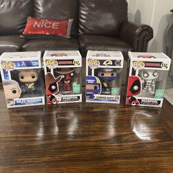 4 Unopened Funko Pops 