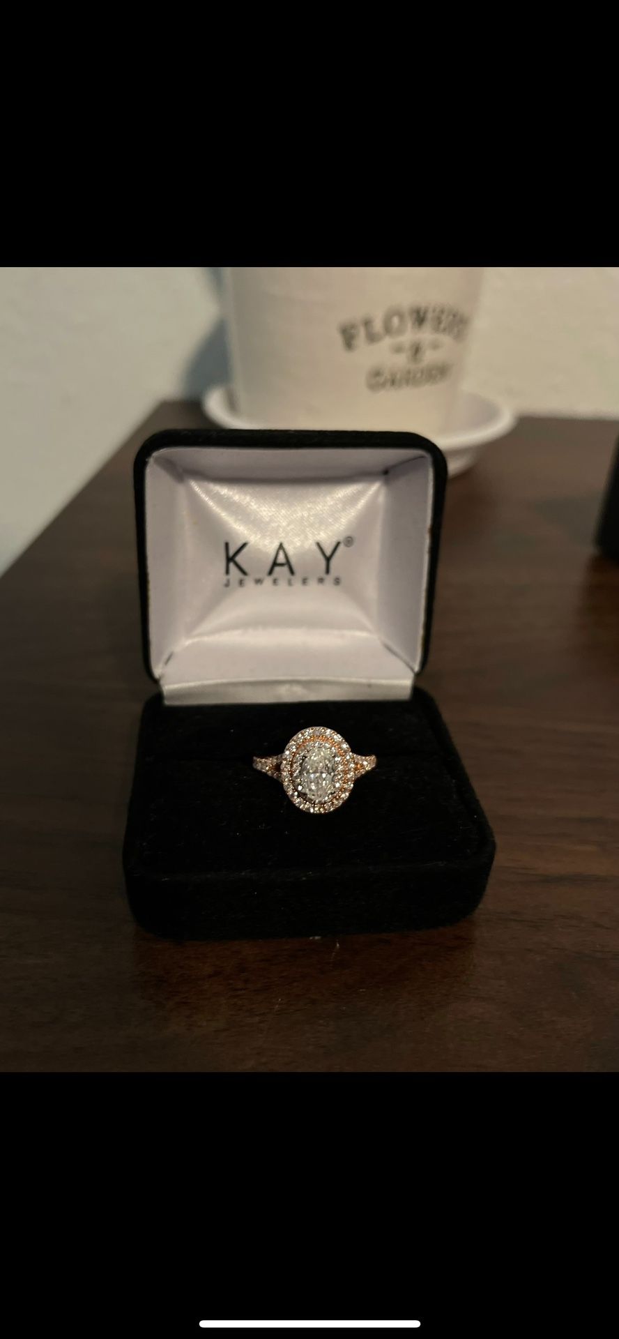 Wedding Ring Set Size 6-7 -2,38 Carrars