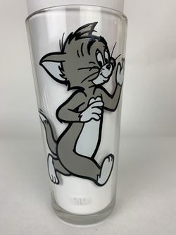 Glassware, cup, glasses, Pepsi,1975, vintage, TOM of tom and Jerry