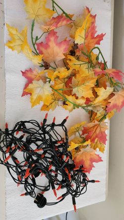FALL Garland and Lights