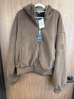 Design Studio Borg Zip Through Jacket (XL)