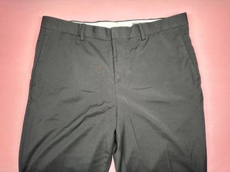 H&M SLIM FIT SIZE 36R BLACK NEW DRESS SLACKS A1