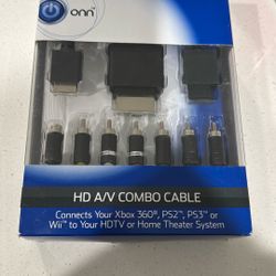 Onn HD A/V Combo Cable