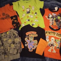 Kids Halloween Tshirts Short Long Sleeve Hoodie 18M 2T 3T