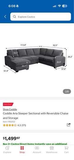 COSTCO SECTIONAL
