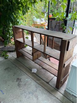 FREE wood stand 5ft wide 3ft tall