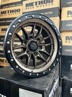 17” lock Off road Krawler 6x139 bronze Face black lip