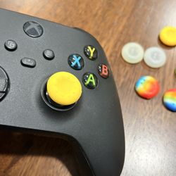 8PC Color Silicone Thumb Grips – Stick Protect Caps for Xbox One & PS4Controller