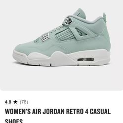 Jordan 4 Mint Green Sz 9.5 Men