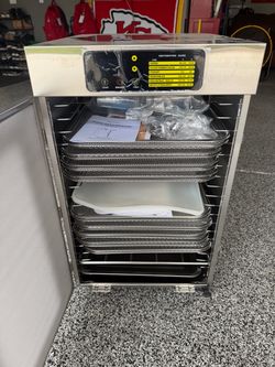Commercial Food Dehydrator 18 Trays, 2000W Large Capacity 34.42ft² Food Dryer Machine for Jerky, Meat, Fruit, Herbs, Full Stainless Steel Industrial D