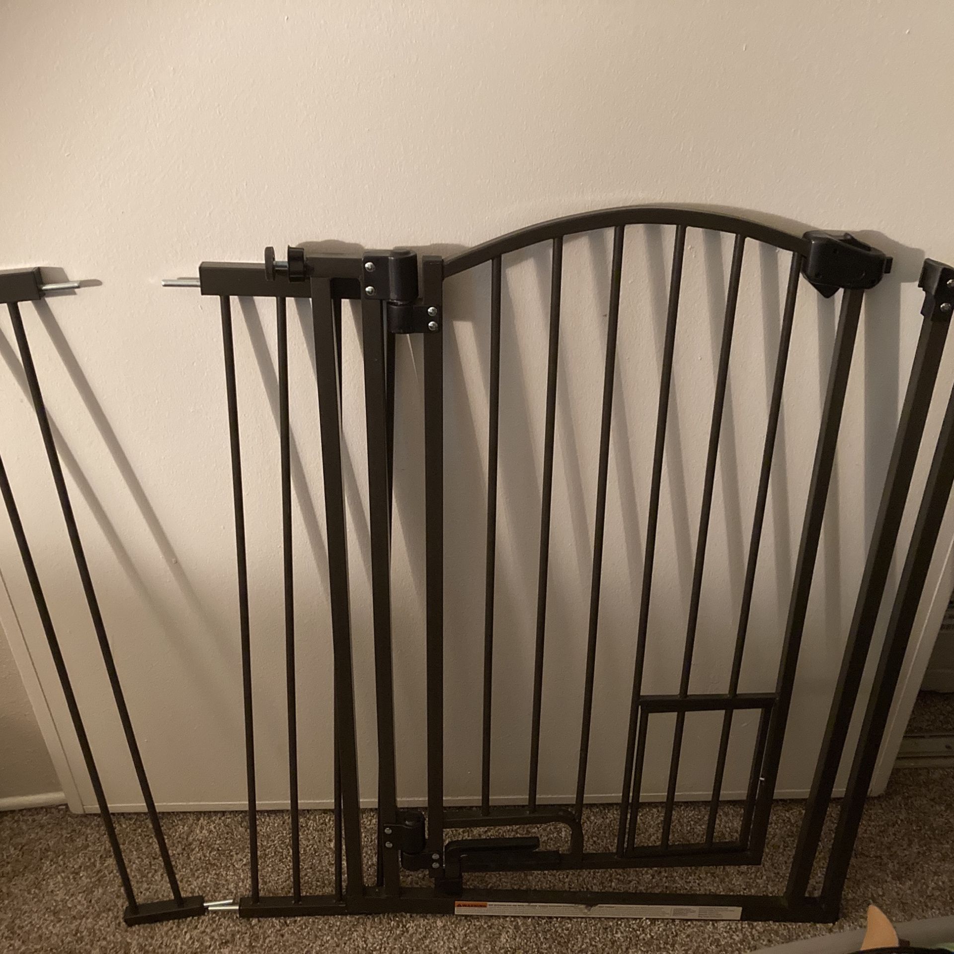 Extra Tall Arched Walk-Through Pet Gate