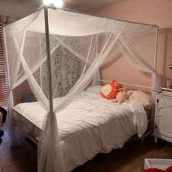 canopy bed full size 