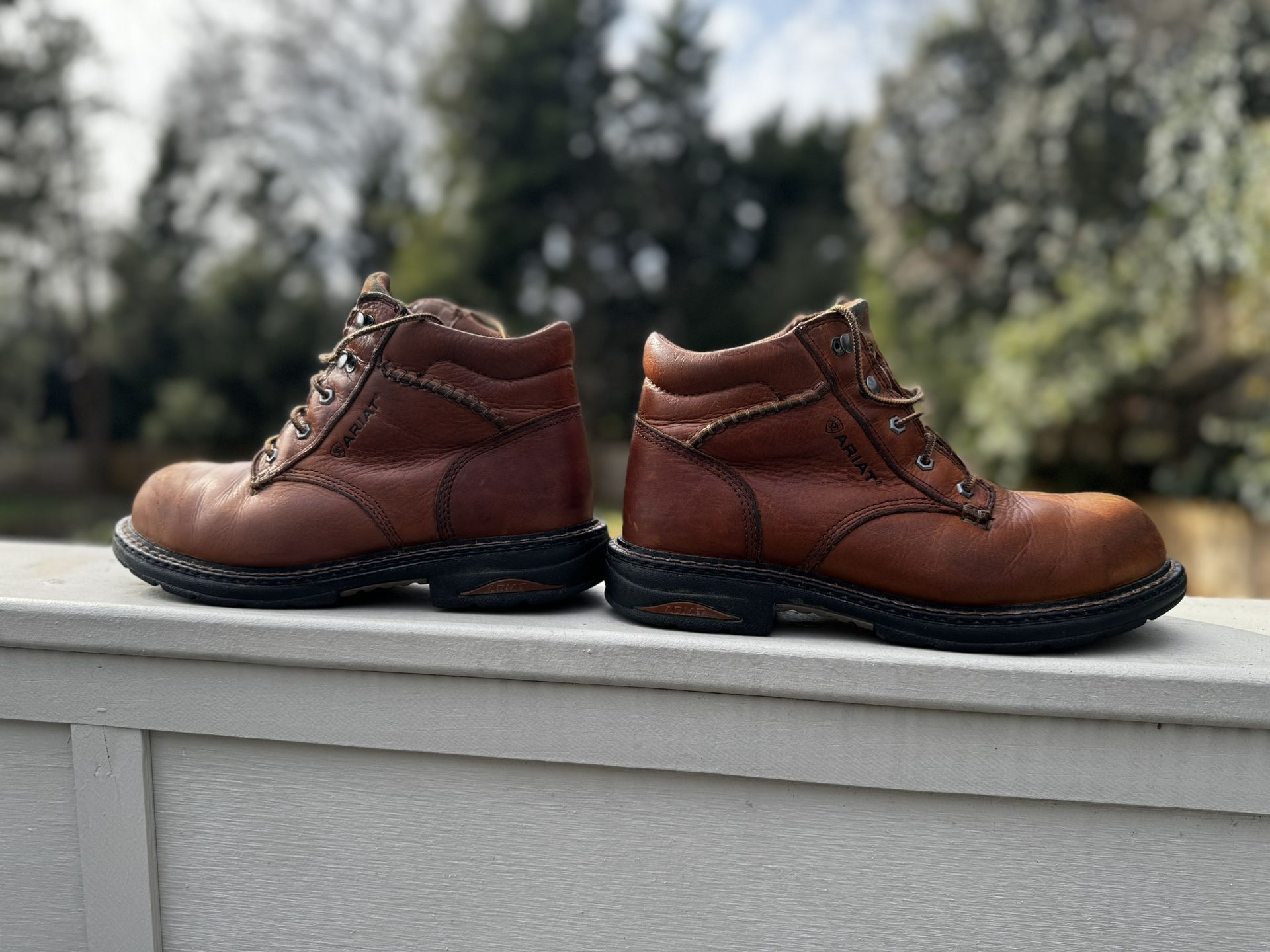 Ariat Macey Composite Toe Work Boot Women Size 9 Full-grain leather ($150)