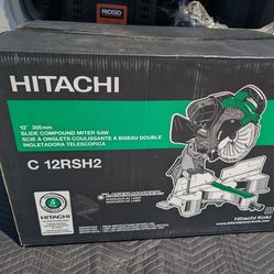 Hitachi 12" sliding compound miter saw