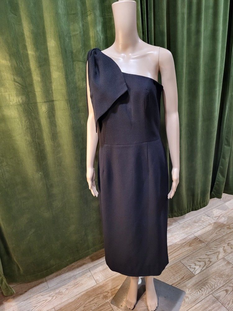 Dress The Population Tiffany One-Shoulder Midi Dress