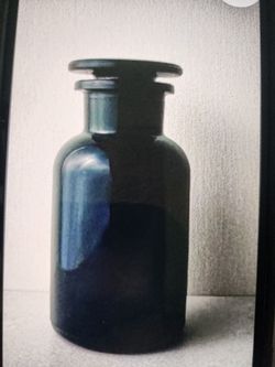 (2) Miron Violet Glass Jars