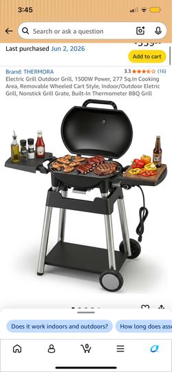 Electric grill