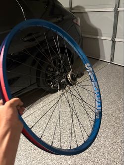 street co 29er back rim fixie and free spin