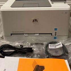  HP Laserjet pro Color Printer M255DW 22PPM 600x600 DPI 250-Sheet Duplex 256MB E-PRINT/GBE/USB wireless  White printer